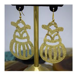 Personalizar el diseño pendientes joyería de moda pendientes de latón pendientes de las mujeres - Product Image 6