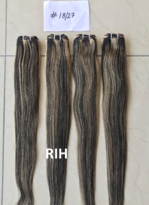 หนังกำพร้าดิบบริสุทธิ์ชิดอินเดียสี No. 1B/27ตรงกลุ่มมนุษย์จากผู้ขายอินเดีย100% เรมี่อินเดียต่อผมผู้ขาย - Product Image 3