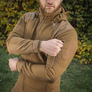 Chaqueta Táctica de Invierno Personalizada de Fábrica Profesional para Hombre, de Algodón y Poliéster, con Gafas de Protección, Capucha y Logotipo Personalizado en Color - Product Image 5
