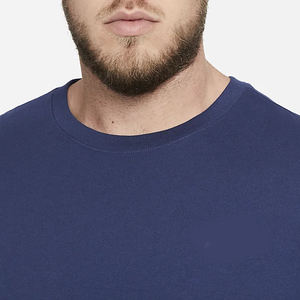 Camisetas de cuello redondo de alta calidad 100% algodón cantidad personalizada Anti bordado Camisas OEM - Product Image 6