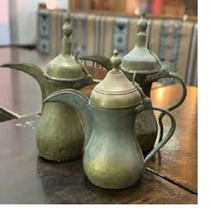 ทองเหลือง Dallah สแตนเลสลักษณะหรูหราอุปกรณ์ครัวสำหรับชาและกาแฟใช้ - Product Image 1