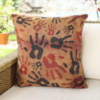 Sarung Bantal Lempar 100% Poliester dengan Motif Daun Kartun Bergaris Geometris Tenun Jacquard Modern, Hewan, dan Titik-titik Laut untuk Rumah dan Hotel