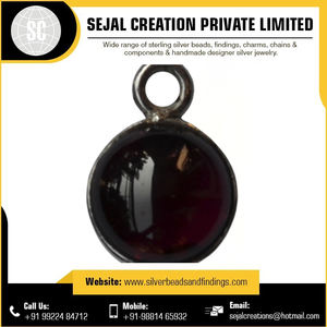 Lunette en argent sterling de qualité assurée Connecteurs de pierres précieuses Bélières en argent sterling pour pendentifs Perles à sertir de qualité en sterling - Product Image 3