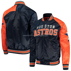 Chaqueta Bomber Personalizada para Hombre, Material Satinado, Cuello Alto, Venta al Por Mayor, Resistente al Viento, Ecológica, Reversible, Talla Grande - Product Image 1