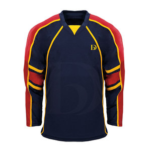 เสื้อกีฬาฮอกกี้น้ำแข็งคอวีออกแบบได้ตามต้องการทุกขนาดทุกสี - Product Image 4