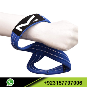 Sangles de musculation pour haltérophilie, ceinture à 8 sangles, en coton, accessoire de poids, de musculation, d'haltérophilie, poignées à main - Product Image 4