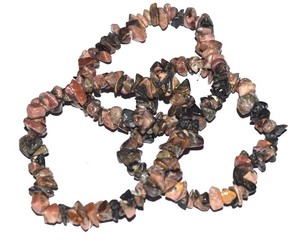 Buy Online Rhodochrosite Chips <b>Bracelets</b> : Rhodochrosite Chips <b>Bracelets</b> for Sale - Product Image 1