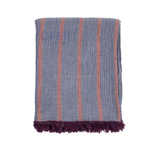 Crincle Turkish <b>Throw</b>, Cotton <b>Throw</b>, Green/Khaki, Crincle <b>Throw</b> Collection <b>Blanket</b> Winter Home Decor Muslin Gauze 4layer . - Product Image 6