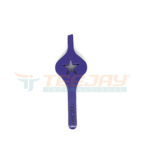 Pince à épiler pour sourcils de 8 cm, rouge, avec revêtement en poudre, prix usine OEM/ODM, avec une grande poignée pratique, pointe inclinée, pointe finement travaillée, idéale pour les sourcils. - Product Image 3