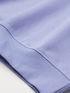 Automne femmes sweat à capuche court grande taille goutte épaule col côtelé impression personnalisée Logo col montant sweat à capuche sweat - Product Image 6