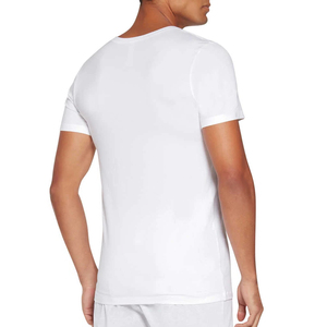 OEM Sservice Hot sell <b>white</b> men t-shirt cotton man t shirt for Yoga men <b>tee</b> shirts with top branded Fabrics used - Product Image 5