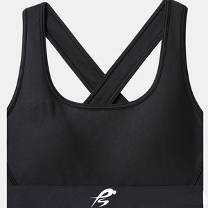 Soutien-gorge de sport respirant pour femme, maintien moyen, en tissu extensible polyester élasthanne, haute qualité, avec logo personnalisé, collection 2026 - Product Image 3