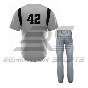 <b>Cheap</b> Newest Style Custom Polyester Baseball Uniform Plain Regular Fit and Top Quality Stitching Baseball Uniform - Product Image 6