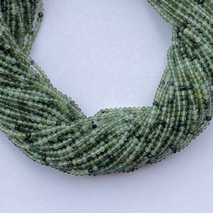 Micro-Serpentine Naturelle de 2mm et 3mm, Perles Tendance à Facettes pour la Fabrication de Bijoux, Colliers et Bracelets - Product Image 5