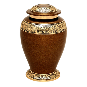 Urna de cremación de Metal y níquel para adultos, suministros funerarios y cenizas humanos con recuerdo a juego a bajo precio, grabado de color verde - Product Image 5