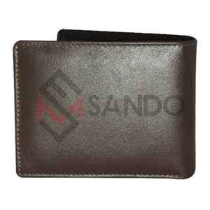 Billetera de cuero con logotipo personalizado para hombre, billetera de cuero genuino 100% auténtico - Product Image 6