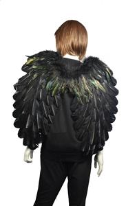 Fata piuma d'angelo ala per adulti regalo di natale <span class=keywords><strong>festa</strong></span> ornamento Costume da <span class=keywords><strong>festa</strong></span> Cosplay danza carnevale decorazione di <span class=keywords><strong>Halloween</strong></span> - Product Image 2