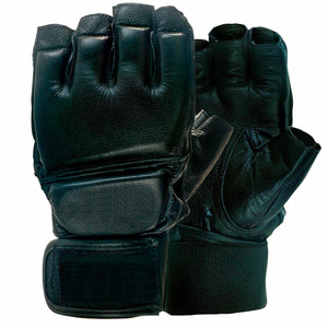 ถุงมือเทควันโด PU ครึ่งนิ้ว,ถุงมือศิลปะการต่อสู้คาราเต้ MMA - Product Image 3