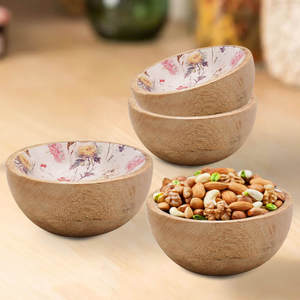 Tazón de madera para servir alimentos para uso en el hogar, hoteles, bodas y restaurantes, tazón para servir postres a precio de mayoreo. - Product Image 5