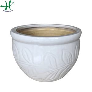 Petit pot de fleurs d'extérieur en céramique au design moderne pour la décoration de jardin de tous les jours (HG 14-1084/3) - Product Image 3