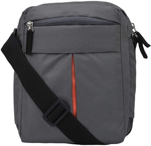Sac messager unisexe léger et imperméable en polyester Logo personnalisable Sac à dos simple fermeture à glissière en lin antivol - Product Image 1