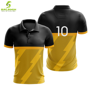 Polo de marque personnalisé 100% coton, vente en gros, t-shirt uni à manches courtes pour hommes - Product Image 4