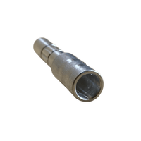 Fabricant OEM – Embouts de connexion à renfort cannelé en acier inoxydable usiné CNC, surface anodisée, pour panneaux de montage rapide