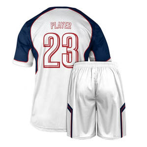 Camiseta de fútbol Premium con pantalones cortos, conjunto de uniformes, impresión por sublimación, logotipo personalizado, uniforme de fútbol, camisetas de fútbol de Francia - Product Image 6