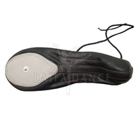 Chaussures de danse écossaise élégantes en cuir véritable noir, confortables, à lacets, avec doublure en coton
