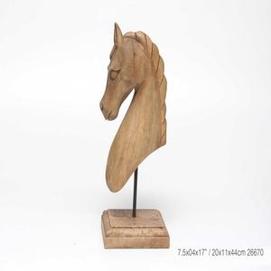 Conception personnalisée de cheval en bois de luxe Décoration intérieure Sculpture de table Fabricant de l'usine indienne - Product Image 3
