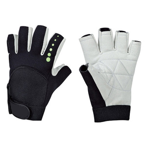 Gants de voile en cuir sur mesure avec logos et combinaisons de couleurs personnalisés - Product Image 5