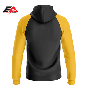 Jersey estampado de poliéster y algodón de alta calidad para hombre, sudadera con capucha y logotipo personalizado, ropa con capucha por sublimación, 100% poliéster - Product Image 2