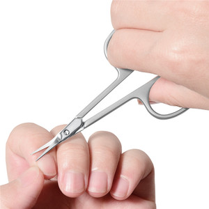 Tijeras de cutículas de acero inoxidable, para manicura, corte de cutículas, gran oferta - Product Image 2