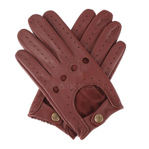 Vente en gros Gants de conduite en cuir véritable pour unisexe Gants de conduite chauds à la mode Gants de conduite sportive à vendre - Product Image 4