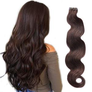 Extensions de cheveux 100% naturels européens, mini bande réglable, trame de la peau, dessin à Double bande, Extensions de cheveux humains, vente en gros - Product Image 2