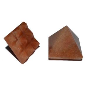 หินพีชอะเวนทูรีน เลมูเรียนไพเร็มเมด คริสตัลอาเกต หินมงคลตกแต่งบ้าน ฟงชุ่ย บำบัดรักษา ความรัก ศาสนา อินเดีย - Product Image 1