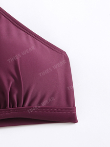 Maillot de bain Bikini à col licou, ensemble deux pièces de haute qualité, prix bon marché, solide, culotte taille haute, pour femmes, nouvelle collection - Product Image 3