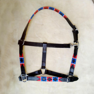 Mejor calidad FHS PH015 Polo cuero caballo Halter castaño rojizo marrón ecológico ajustable seguro hebilla de latón macizo - Product Image 5