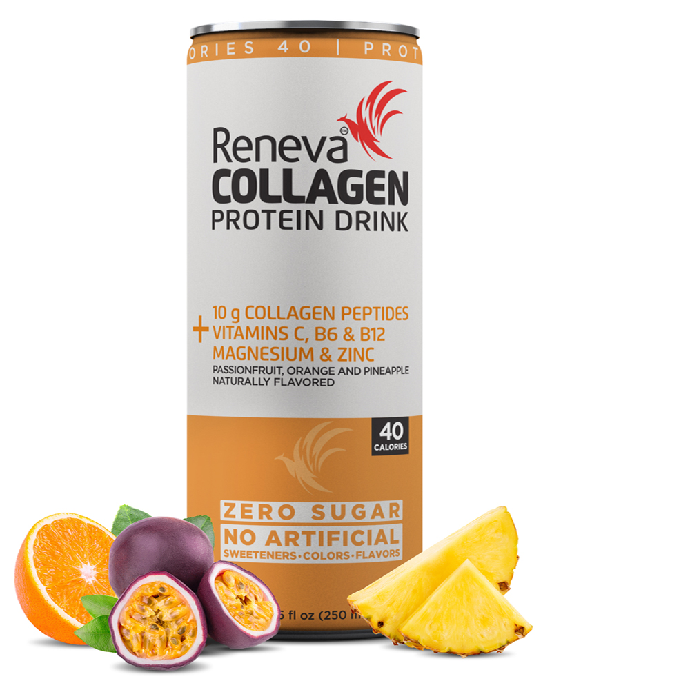 Boisson de protéine de collagène, 10g, 250 ml, pas de sucre, grade C, ananas, Orange, B12 B6,