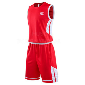 Uniforme de basket-ball Slim Fit pour hommes, vêtements de sport de couleur personnalisée, matériau respirant, option grande taille pour la saison estivale, meilleures ventes - Product Image 1