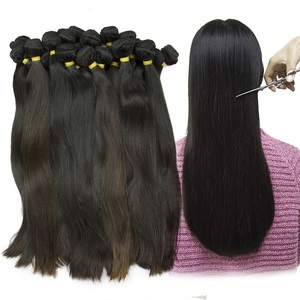 Extensiones de Cabello con cutícula natural, accesorio indio con una sola pieza, de south temple, India - Product Image 2