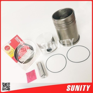 Nouveau kit de chemises métalliques haute performance Sunity Diesel de Taïwan certifié ISO9001 pour segments de piston moteur RK80 - Product Image 5