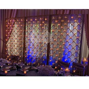 Decoración Moderna y Romántica para Bodas, Configuración de Pared con Velas para Escenario Inglés, Decoraciones de Pared con Velas para Novios, Canadá - Product Image 1