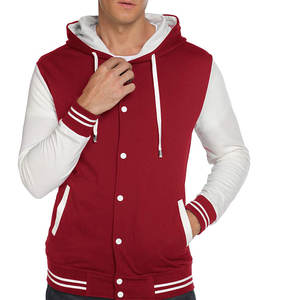 Varsity แจ็คเก็ตหนังทำด้วยผ้าขนสัตว์,แจ็คเก็ตดีไซน์แบบเลือกได้ - Product Image 1