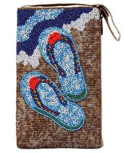 Bolsa móvil de moda para mujeres y niñas con bordado de piedra y decoración de cadena Tipo de cierre de cremallera - Product Image 3