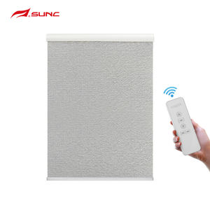 الصين OEM ألياف صماء نظام البكرة الأسطوانية حل ستائر دوارة مزودة بمحرك - Product Image 1