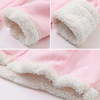 Nouveauté : Parkas en polaire à manches longues pour bébés et tout-petits, imperméables, décontractés, chauds, à capuche, avec poche zippée, pour bébés garçons et filles, hiver