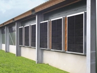 Piège à lumière murale respirant pour ferme de volaille, éclairage de serre, Ventilation, ventilateur d'extraction