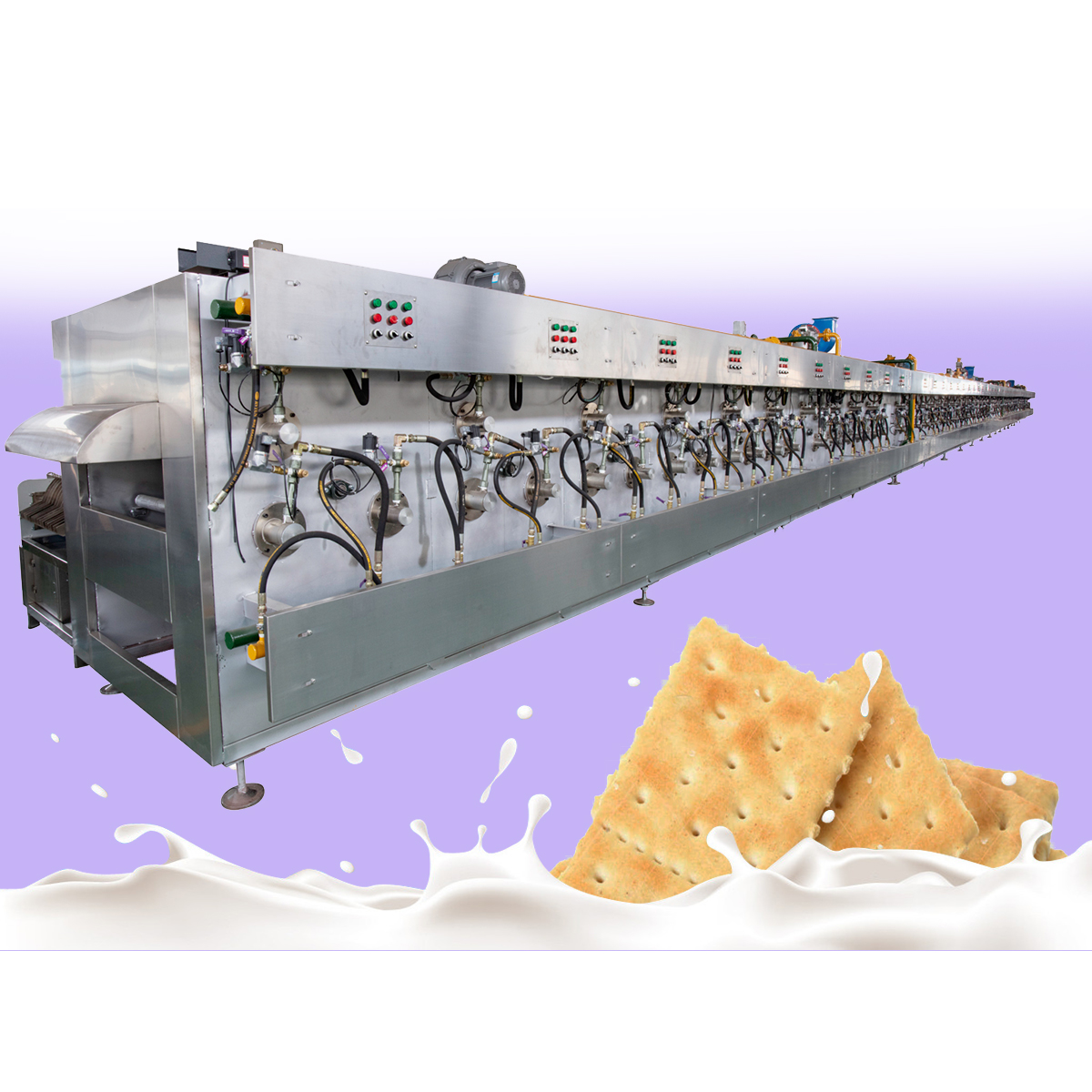 good quality walnut forming production line belivita cookies former machine sandwiching machine dough transportation machine