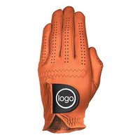 Cabretta-guante de Golf personalizado, marcador de bola magnética de cuero, mano izquierda y derecha, fabricante